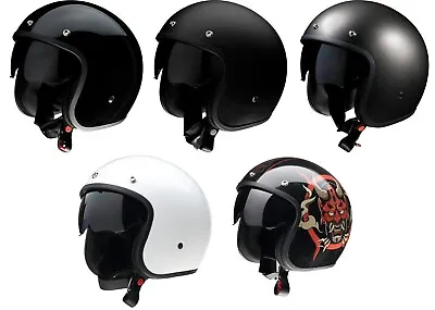 Z1R Saturn Helmet 3/4 Open Face DOT Motorcycle Helmet - Adult Sizes • $89.95