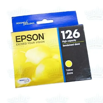 2021 Genuine Epson 126 Yellow WF3520 WF3540 WF7010 WF7510 WF7520 (Retail Box) • $10.99