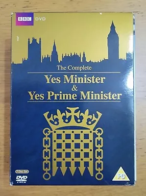 The Complete Yes Minister & Yes Prime Minister [DVD] - DVD  UCVG The Cheap Fast • £5.25