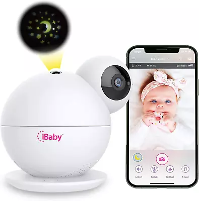 IBaby M8 2K Smart Baby Monitor 355� Pan 110� Tilt And 2-Way Talk Video Baby Mo • $171.51