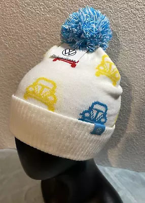$39.99 • Buy Volkswagen Driver Gear VW Bug Beetle Car Logo Knit Pom Pom Beanie Adult Size
