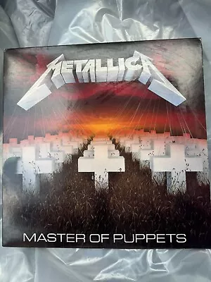 METALLICA - MASTER OF PUPPETS - USA - 1st PRESS - COMPLETE - NM-1986 VG Condi • $290