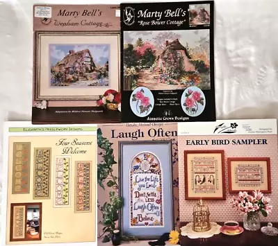 5 - Cross Stitch Charts - Marty Bell Elizabeth's Designs Amaryllis Artworks + • $5.99