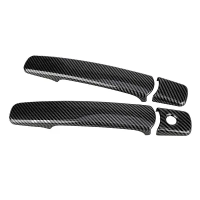 2pcs Carbon Fiber Style Front Door Handle Cover Fit For Infiniti G35 Coupe 03-07 • $19.61