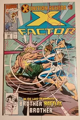 1990 Nov. #60 X-Tinction Agenda Part 3 X FACTOR: IN THE LAND OF GENOSHA... • $6.88