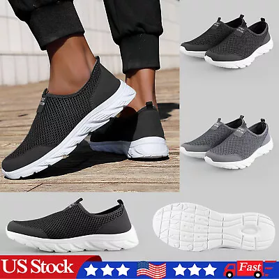 Men's Running Shoes Sneakers Casual Outdoor Athletic Jogging Sports Tennis Gym • $16.95