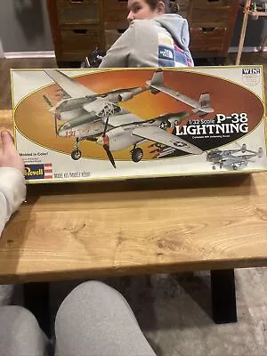 Rare 1979 REVELL 4700 P-38 Lightning  1:32 Unbuilt Complete • $50