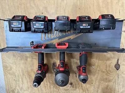 **LOCKING** Milwaukee M18 Battery And Tool Holder • $65