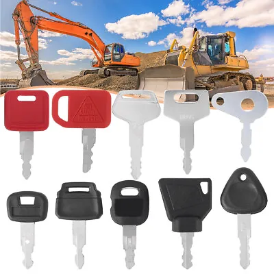 10pcs Master Keys Set Ignition Set Tractors Excavators Heavy Plant Machinery • $16.15