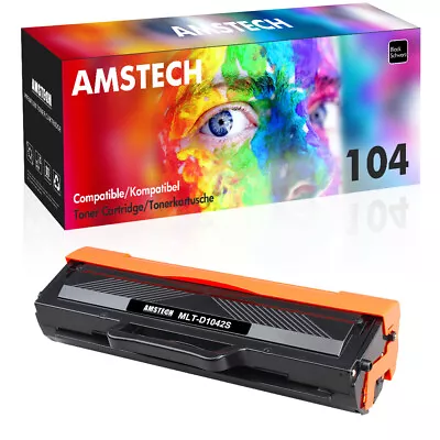 Black Toner Cartridge For Samsung ML1660 ML1670 ML1860 ML1865 SCX3200 MLT-D1042S • £10.89