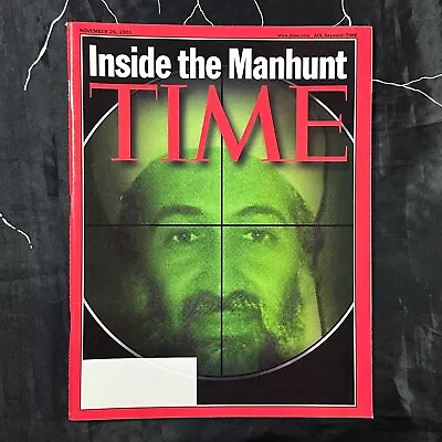 Time Magazine November 26 2001 Inside The Manhunt Osama Bin Laden • $9.99