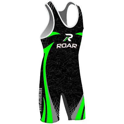 $26.59 • Buy ROAR Professional MEN’s Wrestling Singlet Body Wear Uniform Fight Gear Singlets