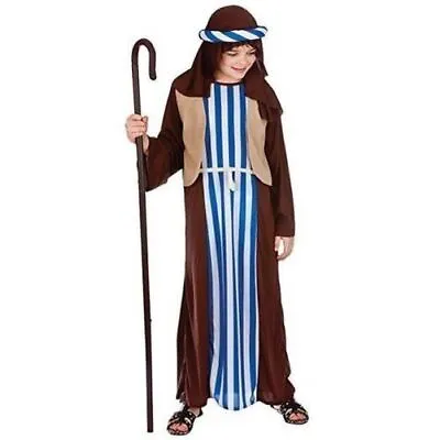 Boys Joseph Costume Shepherd Christmas Play Nativity Fancy Dress Outfit • £11.49