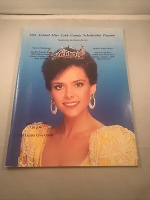 Miss America Georgia Cobb County 1993 Beauty Pageant Program • $20