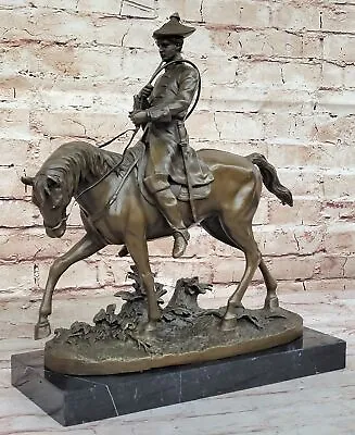 Pierre-Jules Mene Bronze Figure Of A Hunter With His Faithful Horse Figurinre • $349.65