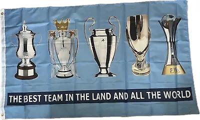 City Flags 5 Cups Banner Champions World Fan Flags  Gifts From Manchester • £18.99