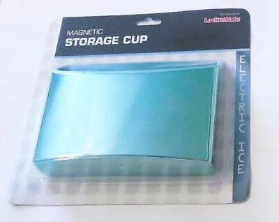 LockerMate® Magnetic Storage Cup: Lockers Fridge Cruise Cabins Ice Blue NEW • £5.78