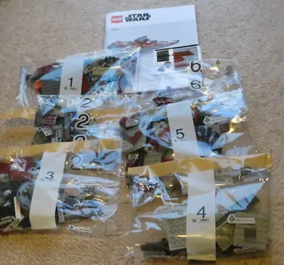 NEW LEGO Star Wars: Ahsoka Tano's T-6 Jedi Shuttle (75362) No Mini Figures • £27.49