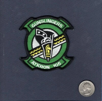 $5.99 • Buy VA-105 GUNFIGHTERS US NAVY Vought A-7 CORSAIR Attack Squadron 3.5  Patch 