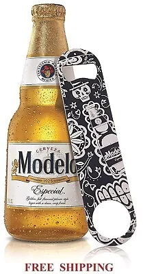 Modelo Especial Dia De Los Muertos 1 Metal Beer Bottle Opener Negra New • $14.95