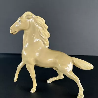 1950’s Palomino Mustang Horse Porcelain Over Metal Mortens Studio Figurine • $29.99