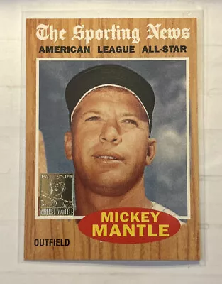 1996 Topps MICKEY MANTLE #471 The Sporting News MINT FO7793 • $5.79