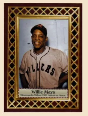 Willie Mays Minor League / MC Fan Club Serial # / NM+ FREE SHIPPING • $7.95