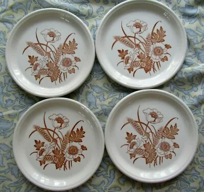 Vintage Staffordshire Barratts  Wheatfields  Design Four Tea / Side Plates. • £9.99