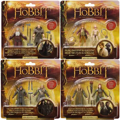 £11.99 • Buy The Hobbit Unexpected Journey 3.75  Action Figures Choose Doublepack Mint Carded