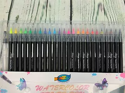 $13.83 • Buy Scorpiuse Watercolor Brush Pen Set 20 Piece Assorted Water Coloring Painting