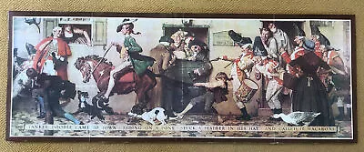 Yankee Doodle Came To Town Original Vintage Poster Soldiers Bar Politics US • $249.95