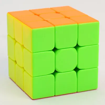 3X3x3 StickerLess Magic Cube Speed Smooth Cube Educational Toy Cube - Qiyi  • $10.99