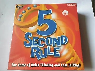 5 Second Rule - Board Game New/sealed Free Postage • $28