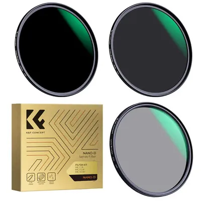 K&F Concept CPL+ND8+ND64 Lens Filter 37/40.5/43/46/49/52/55/58/62/67/72/77/82mm • $68.39