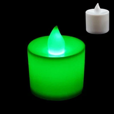 £5.65 • Buy 6/12/24PCS Flameless Votive Candles Battery Operated Flickering LED Tea Light UK