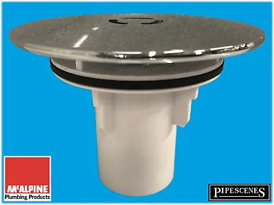 BRASS Mcalpine ST90CBTOP+TUBE Replacement Shower Trap Cover FOR Waste Trap • £19.49