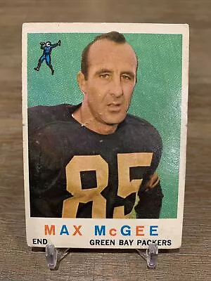 1959 Topps Football  #  4 Max McGee • $10