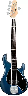 Stingray Ray5 Bass Guitar In Trans Blue Satin 5-String • $580.99