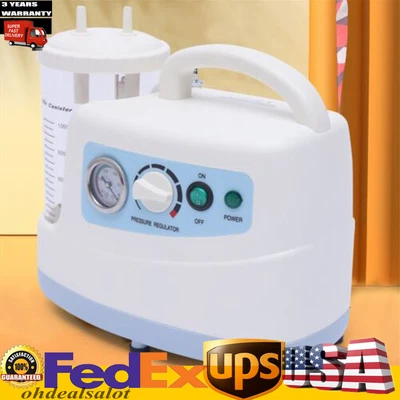 $164.35 • Buy Portable Suction Unit Medical Vacuum Phlegm Emergency Aspirator Device