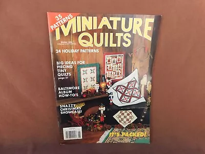 Miniature Quilts Magazine Winter 1994 • $4.99