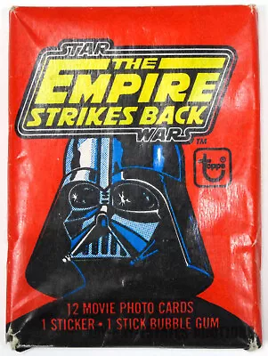 Rare Sealed Star Wars The Empire Strikes Back Trading Cards Red Pack 1980 Topps • $9.98