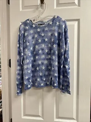 Rock & Republic Womens Long Sleeve Pullover Star Pattern Sweater Size Medium • $11.99