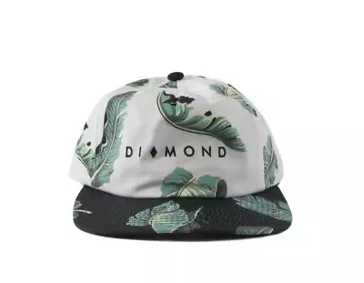 Diamond Supply Co Floral Hawaiian Print 5 Panel Snapback Hat • $23