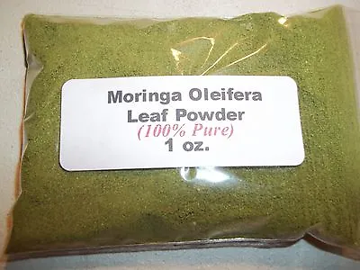 1 Oz. Moringa Oleifera Leaf Powder (100% Pure & Natural) • $2.95