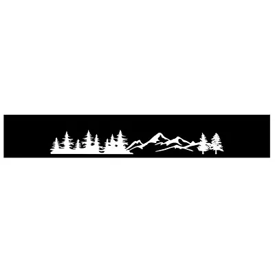 Car Front Windshield Sunshade Decal Window Tree Mountain Graphics Decor Sticker  • $13.40