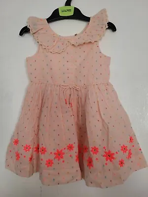 Baby Girls Marks And Spencer  Sleeveless Dress. Age 1-1.5 Years  • £12