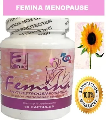 FEMINA 60Capsules Control Menopause Woman Menopausia MENOPAX HOT FLASHES • $15