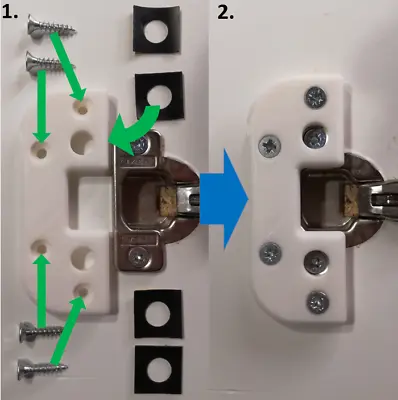 Hinge Repair Kit - IKEA PAX - DiscoLapy 1W1 (Lot 2 X Kit) • £8.74