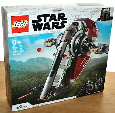 £33.95 • Buy LEGO STAR WARS - 75312: Boba Fett's Starship, New In Factory Sealed Box, 2021