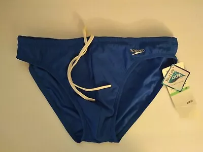 Mens Blue Speedo Swimsuit Size 34 • $25